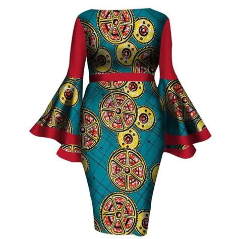 African Women Dashiki Cotton Wax Print Dress X11934 Afrinspiration