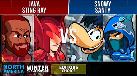 Java Sting Ray VS Snowy Santy Editor S Choice NA Brawlhalla