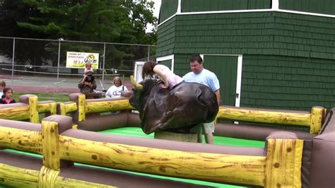 Cosette Rips The Horns Off The Mechanical Bull Youtube