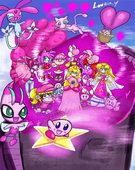 Pink Characters Feat Amy Rose R Sonicthehedgehog