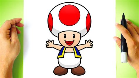 Como DESENHAR O TOAD Como DIBUJAR A TOAD Super Mario YouTube