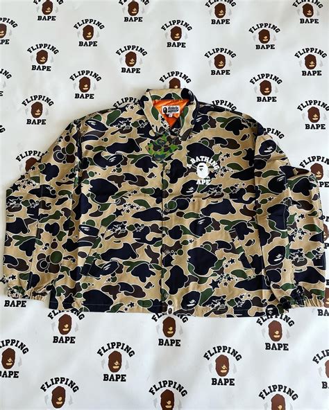 Bape BAPE STA CAMO RELAXED FIT COACH JACKET | Grailed