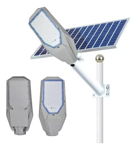 Lámpara Led Solar 400w Luminaria Suburbana Alumbrado Publico