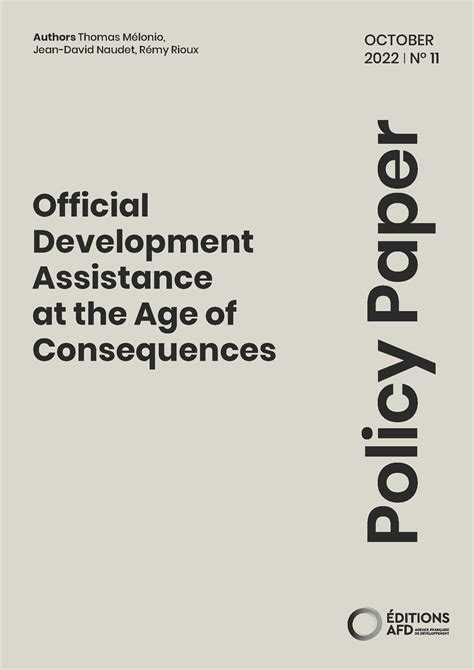 Official Development Assistance At The Age Of Consequences AFD