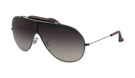 Люксовые очки Ray-Ban с кожаными вставками