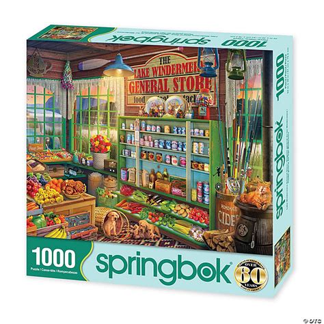 Springbok S 1000 Piece Jigsaw Puzzle Lake Windermere General Store