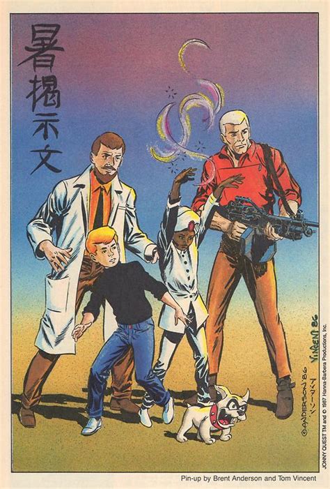 Comicblah Jonny Quest Pinup By Brent Anderson And Tom Vincent Hanna