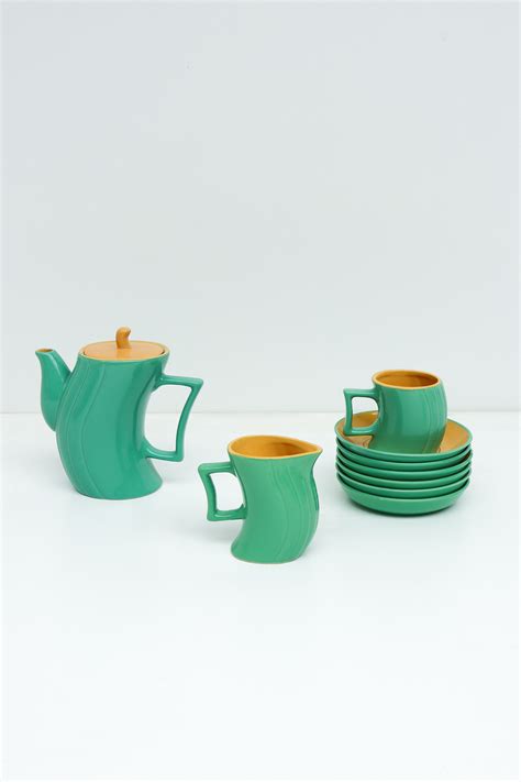 City Furniture Ceramic Italian Coffee Set By Massimo Iosa Ghini For