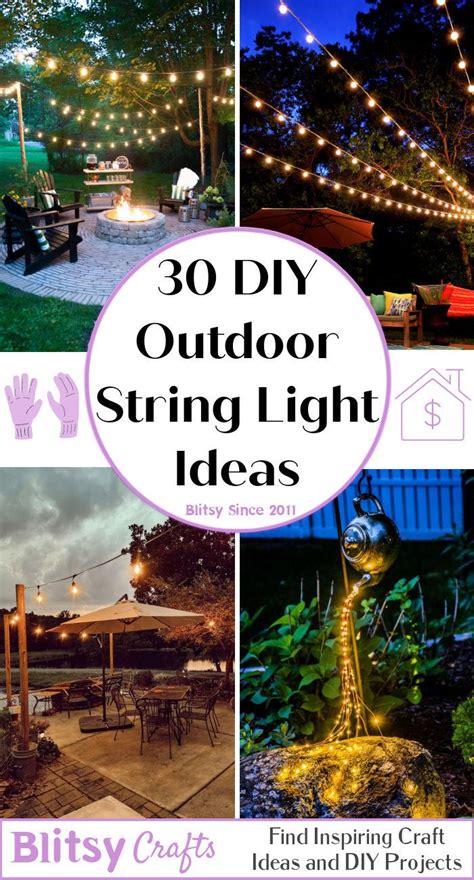 30 Outdoor String Light Ideas for Backyard and Patio - Blitsy