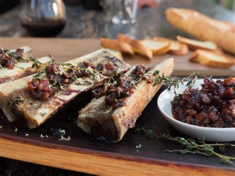 Bone Marrow with Bacon Marmalade and Sourdough Toast Recipe | Guy Fieri ...