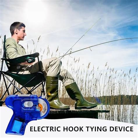 Electric Hook Tying Machine Electric Fishing Line Knotting Tool 2024