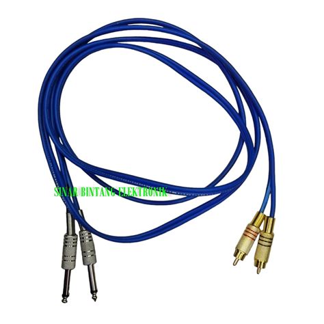 Jual KABEL AKAI KE RCA 2 JALUR KABEL STEREO MIXER KE SPEAKER AKTIF