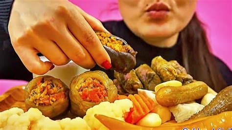 Turkish Food Dolma Kari Ik Tur U Asmr Mukbang Turkishfood Sarma