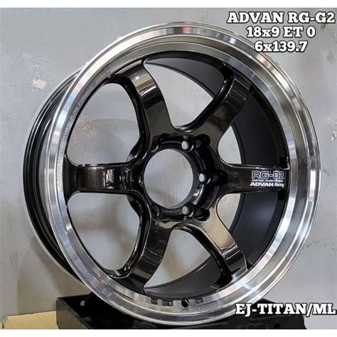 Jual Velg Mobil Racing R18 Advan Rg D2 Velg Racing Mobil Ring 18