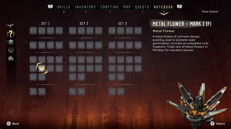 Collectables Horizon Zero Dawn Interface In Game