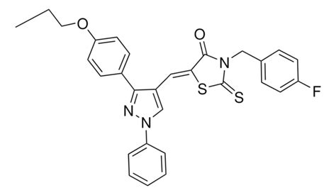 5Z 3 4 FLUOROBENZYL 5 1 PHENYL 3 4 PROPOXYPHENYL 1H PYRAZOL 4