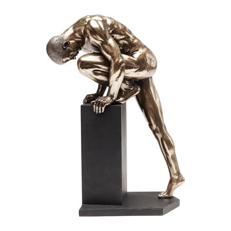KARE Deco Object Nude Man Stand Bronze Smart Living