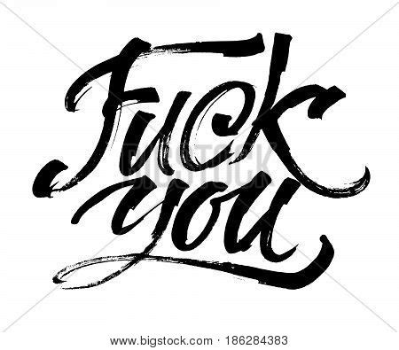 Fuck You Modern Vector Photo Free Trial Bigstock