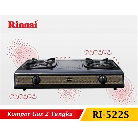 Jual Kompor Gas Tungku Rinnai Ri S Kompor Gas Tungku Original