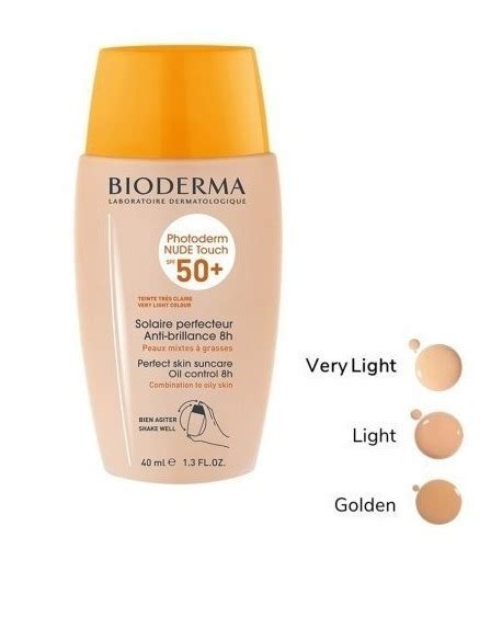 Bioderma Nude Touch Tono Claro Photoderm Con Color Fps Env O Gratis