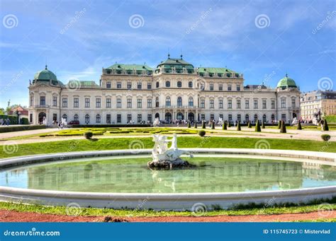 Upper Belvedere, Vienna, Austria Stock Image - Image of belveder, capital: 115745723