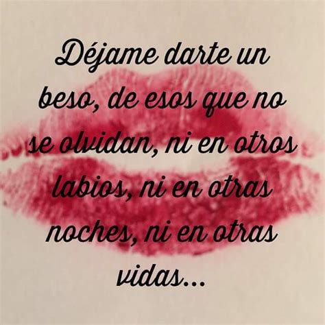 Imágenes de besos con frases de amor cortas y romanticas