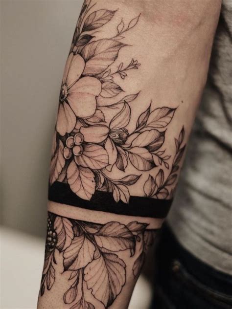 Ram N On Twitter Floral Tattoo Sleeve Forearm Band Tattoos Sleeve