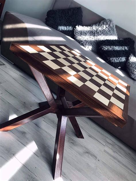 Table coffee chess | Etsy