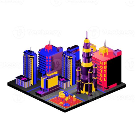 Isometric Building Arrangement 12062630 Png