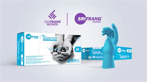 Nitrile Powder Free Sri Trang Gloves Verve Blue Examination Gloves