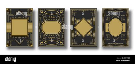 Vintage notebook cover set. Golden engraving pattern template with copy ...