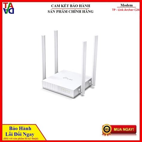 Mã 99ELHA giảm 7 đơn 300K Router Wi Fi Băng Tần Kép AC750 TP Link