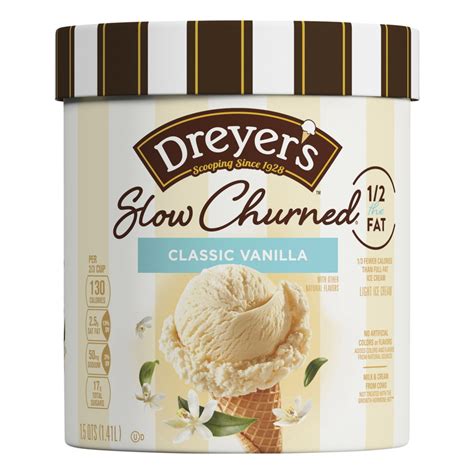 Dreyer S Slow Churned Ice Cream Light Classic Vanilla Main