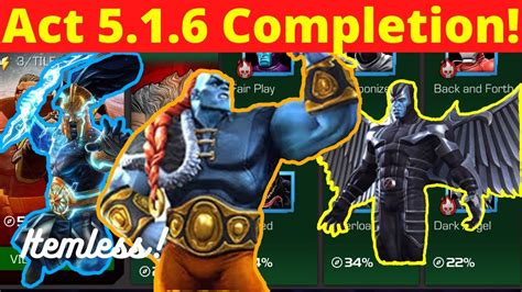 Act 516 Completion Adventures To The Collector Marvel Contest Of Champions Youtube