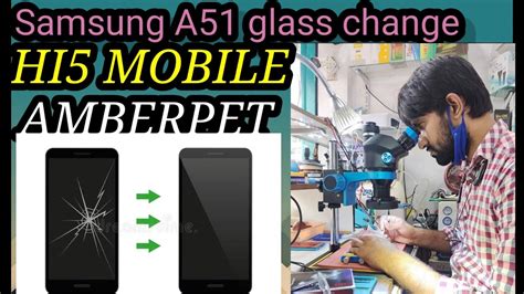 Samsung A51 Oca Glass Change YouTube