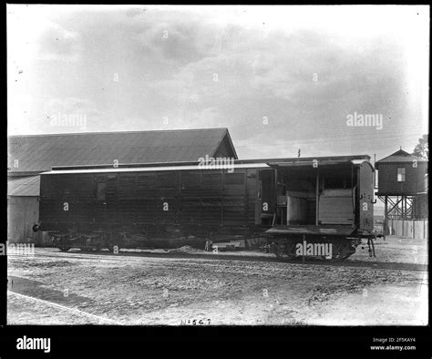 Railway Goods Van 1522 Stock Photo Alamy