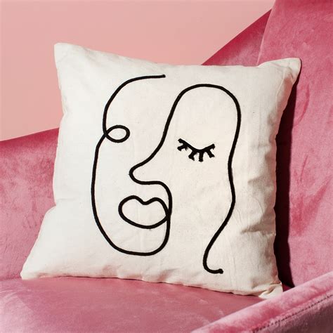 Abstract Face Cushion