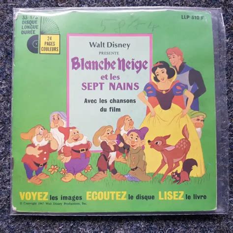 Walt Disney Blanche Neige Et Les Sept Nains Single Schneewittchen