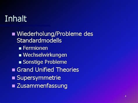 Physik Jenseits Des Standardmodells Physik Jenseits Des