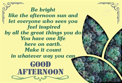 Be bright like the afternoon sun - Good afternoon - Premium Wishes