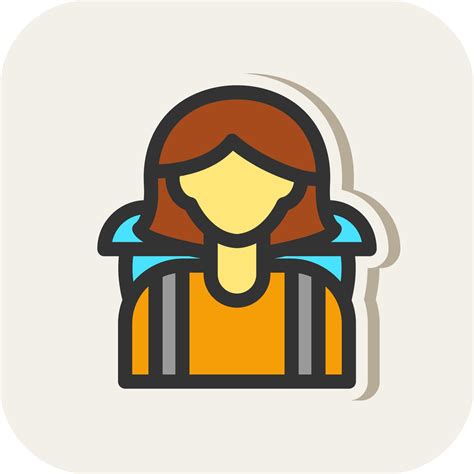 Woman Traveller Vector Icon Design 20371102 Vector Art At Vecteezy