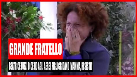 Beatrice Luzzi Rifiuta Aerei Beabaldi Figli Grida Mamma Resisti