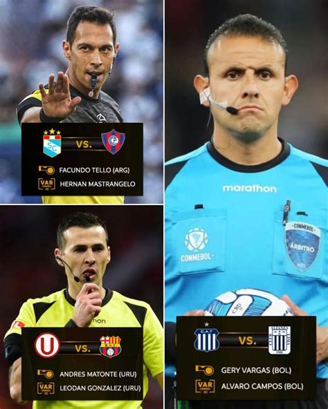 Trujillo - ÁRBITROS CONFIRMADOS CONMEBOL hizo oficial la designación de