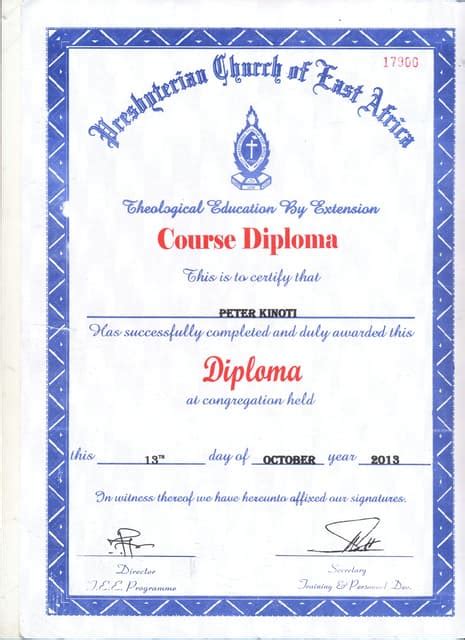 Diploma Certificate | PDF