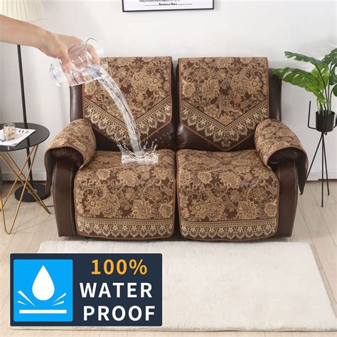 Lufeijiashi Waterproof Recliner Sofa Covers Non Slip Recliner Couch