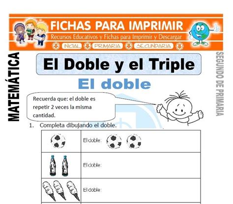 Sesion De Aprendizaje El Doble Y Triple De Un Numero Images