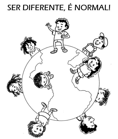 Desenhos Para Colorir Sobre Inclusão Escolar - 8