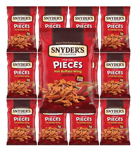 Amazon Snyder S Pretzel Pieces Hot Buffalo Wing Oz Bags