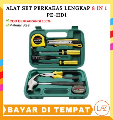 COD BERGARANSI ONNFANG ALAT SET PERKAKAS PALU TANG OBENG CUTTER