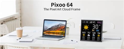 Divoom Pixoo-64 WiFi Pixel Art Cloud Display 64 X 64 LED Digital Frame ...